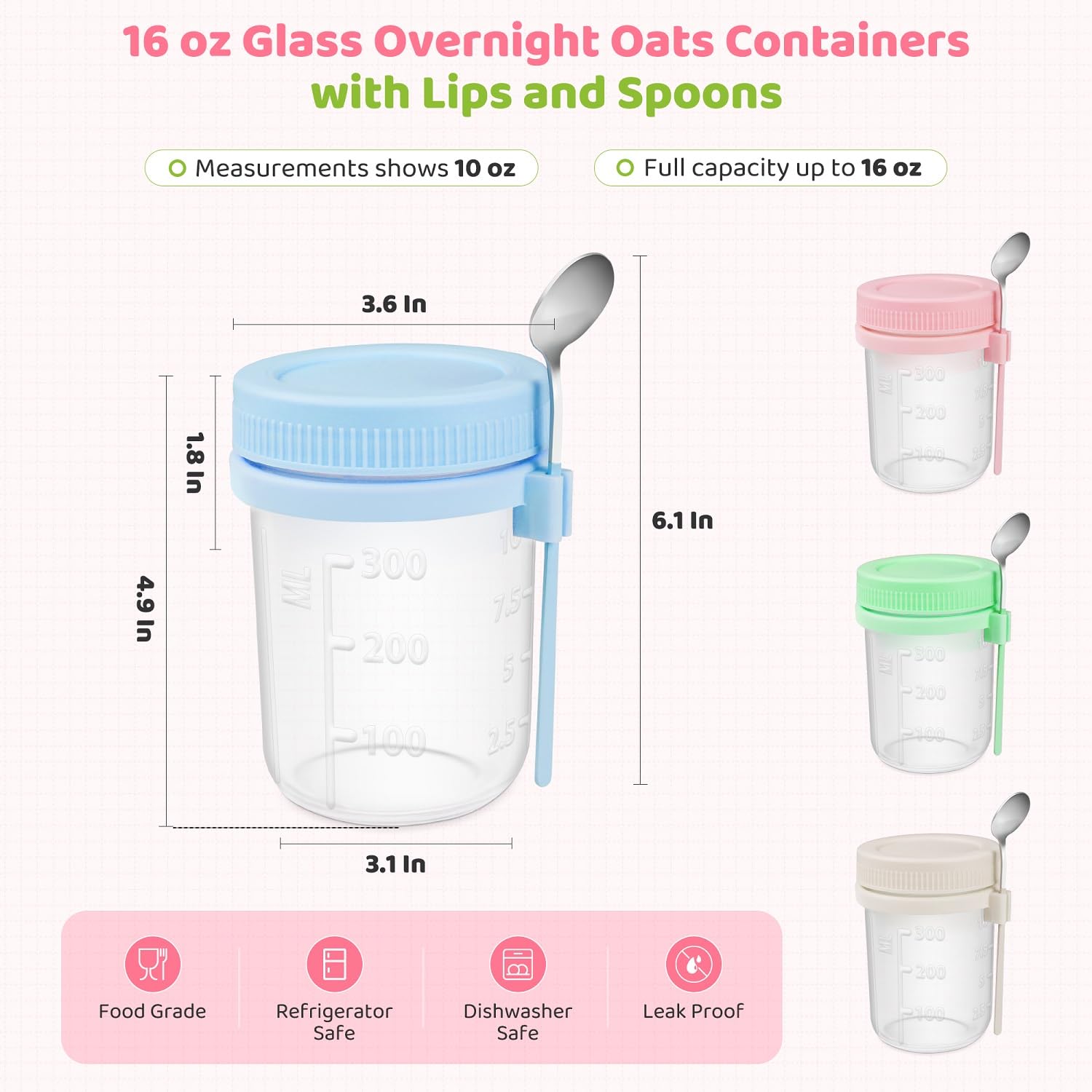 Torchero removable divider keeps dry ingredients separate for layered breakfasts