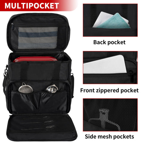 TORIBIO mixer bag padded handle provides comfortable carry