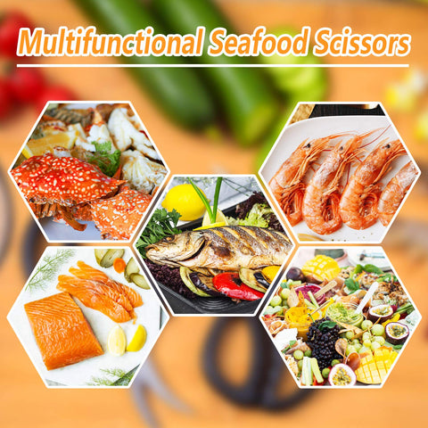 TORINALITAL seafood scissors are dishwasher safe for quick cleanup