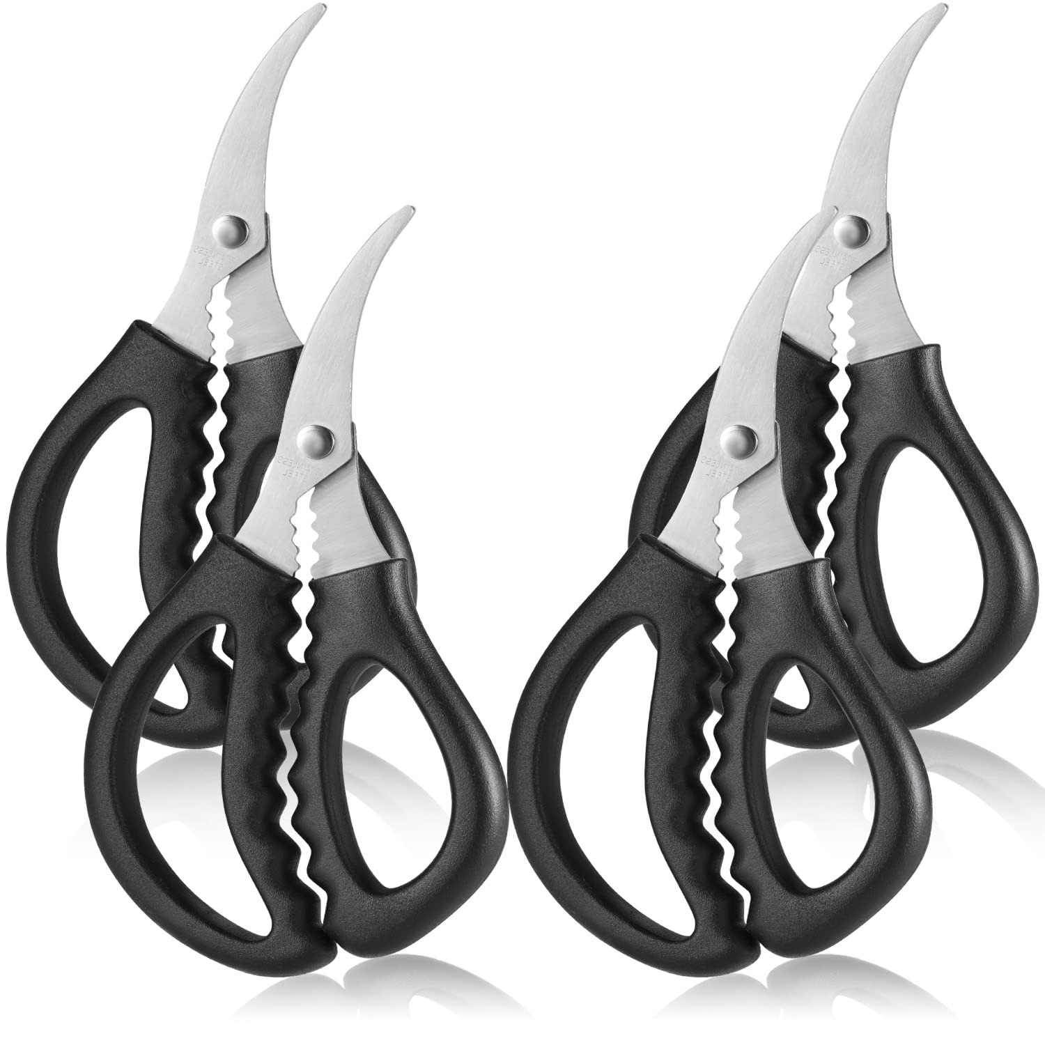 TORINALITAL seafood scissors with stainless steel blades for durable, precise cuts