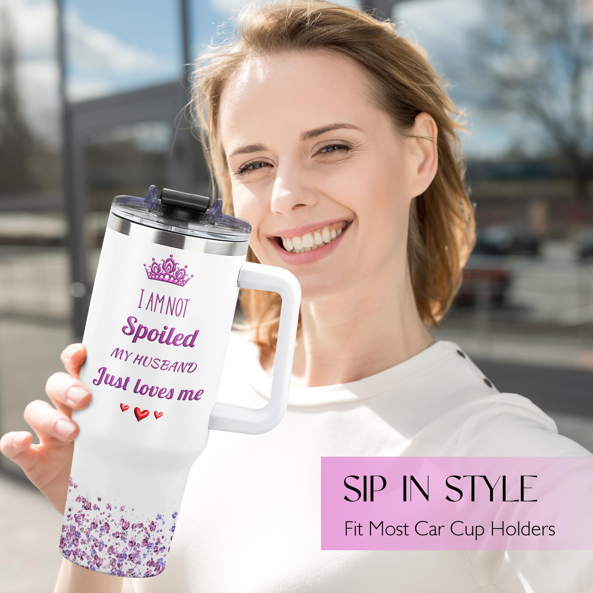Toroly 40oz tumbler suitable for Valentine’s Day gifts and daily use.
