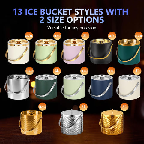 TOSELBAI ice bucket features removable filter layer for clean ice separation