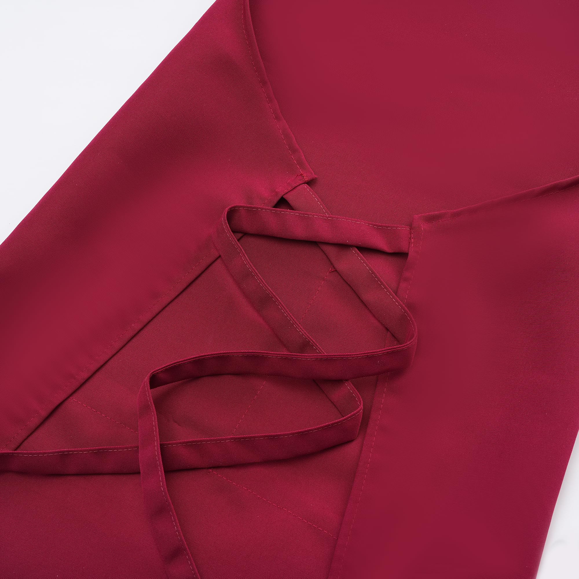 Tosewever art apron red long ties for versatile fit