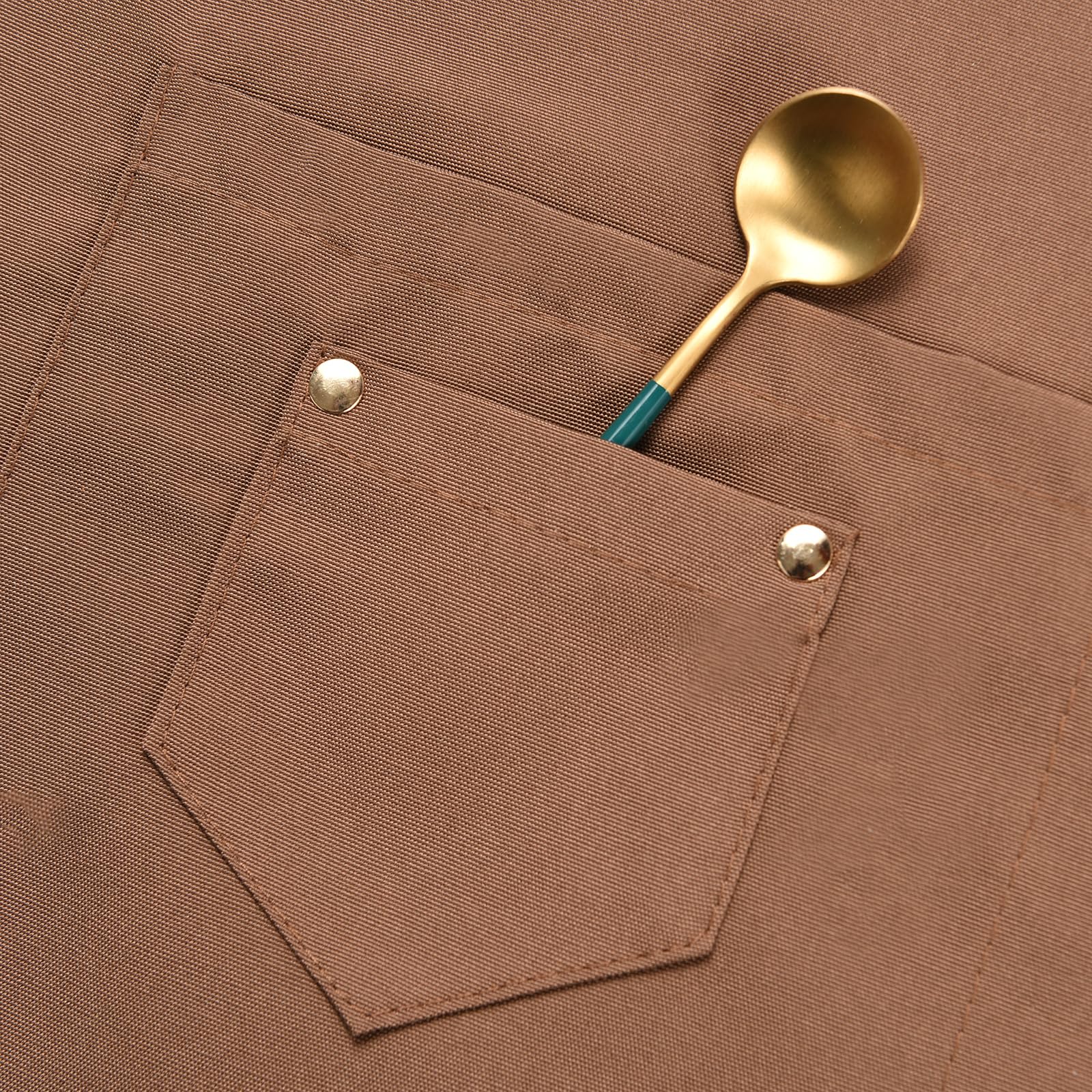 TOSEWEVER art apron washable brown durable fabric for daily use