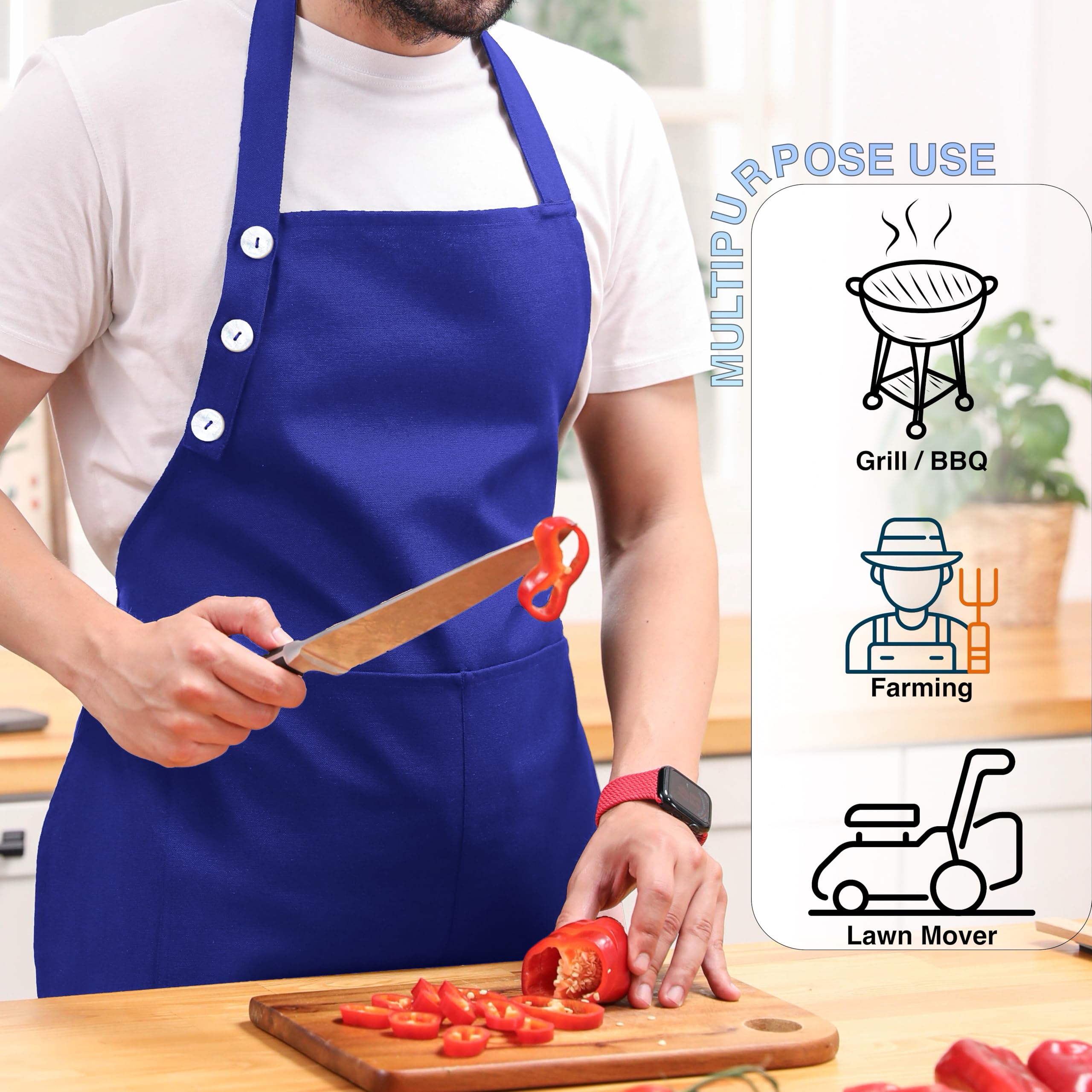 TOSHE adjustable neck strap for a comfortable fit.