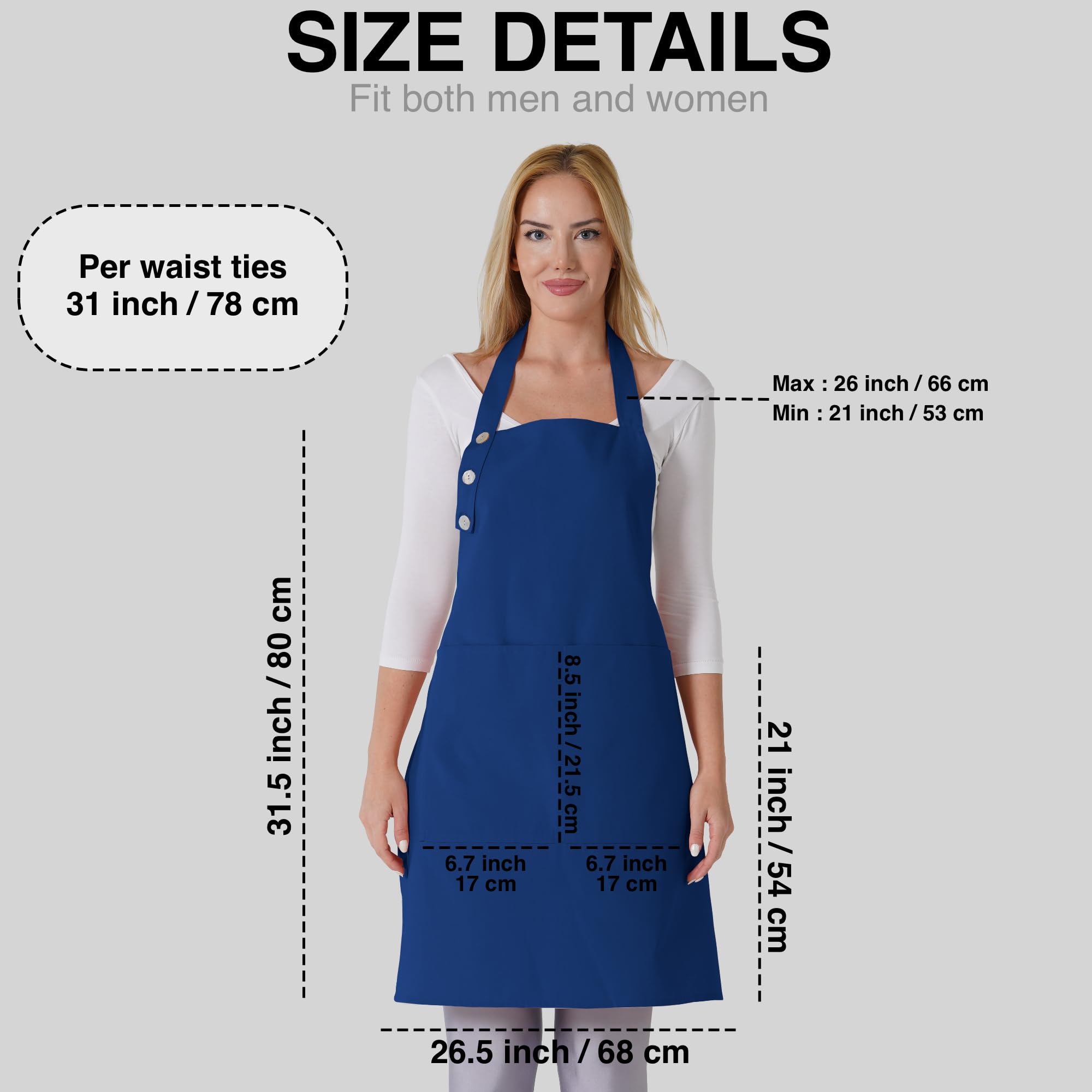 TOSHE durable cotton-polyester blend stands up to daily use.