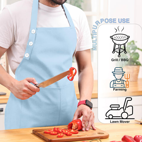 TOSHE apron with two large pockets for utensils and tools.