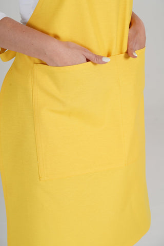 TOSHE yellow apron color brightens kitchen sessions