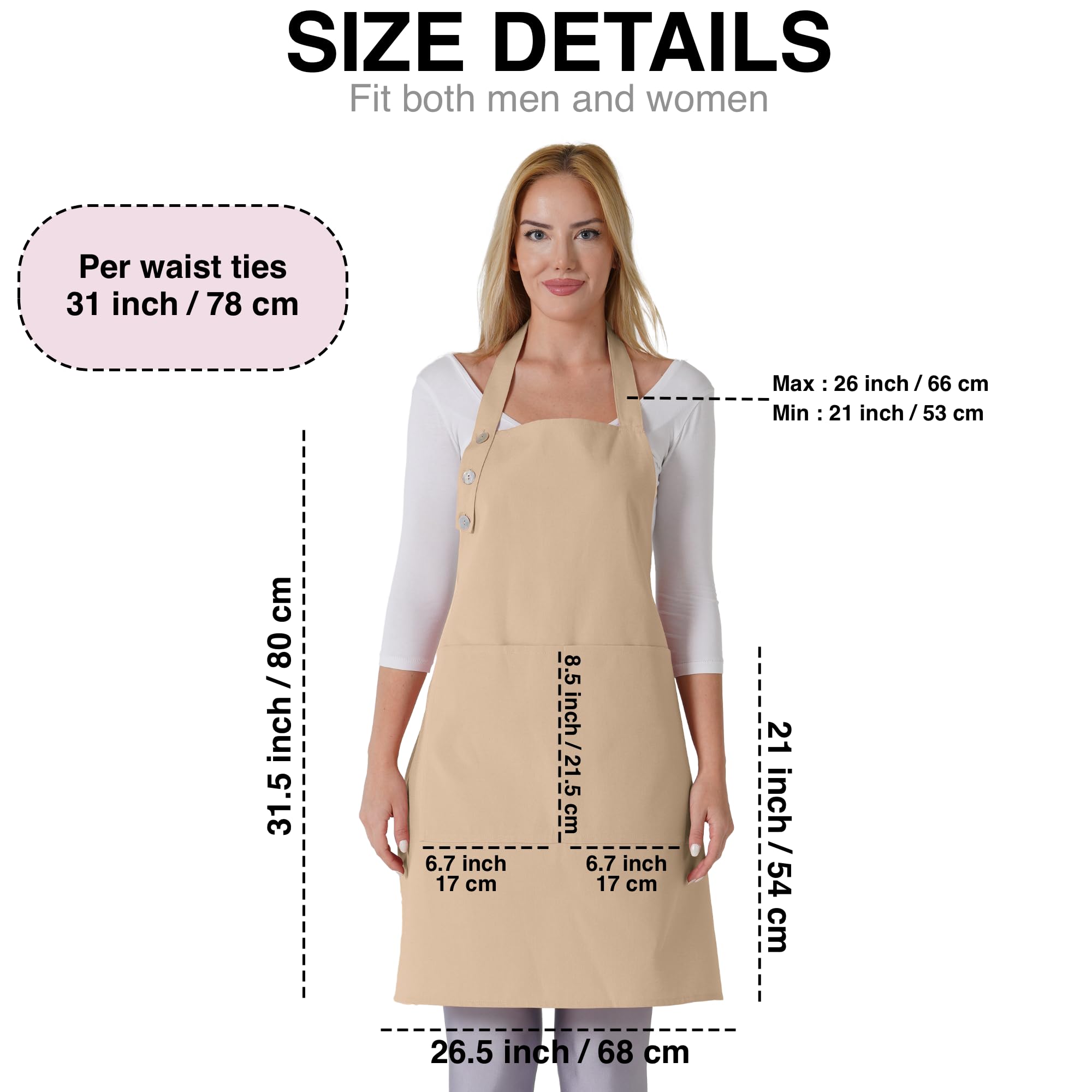 TOSHE kitchen BBQ apron ideal for cooking and outdoor grilling