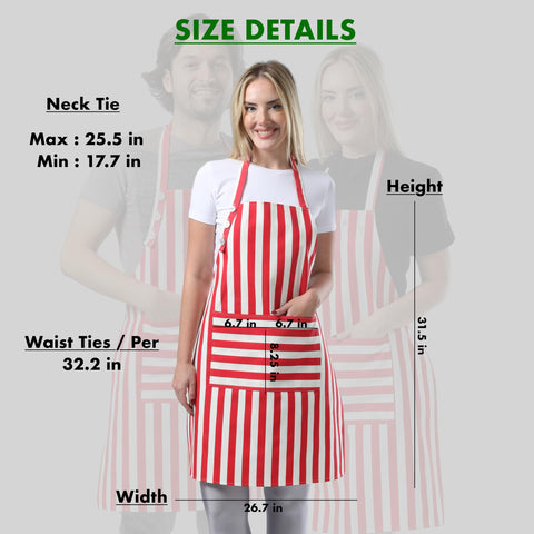 Durable cotton-poly blend supports busy kitchen tasks with lasting wear.