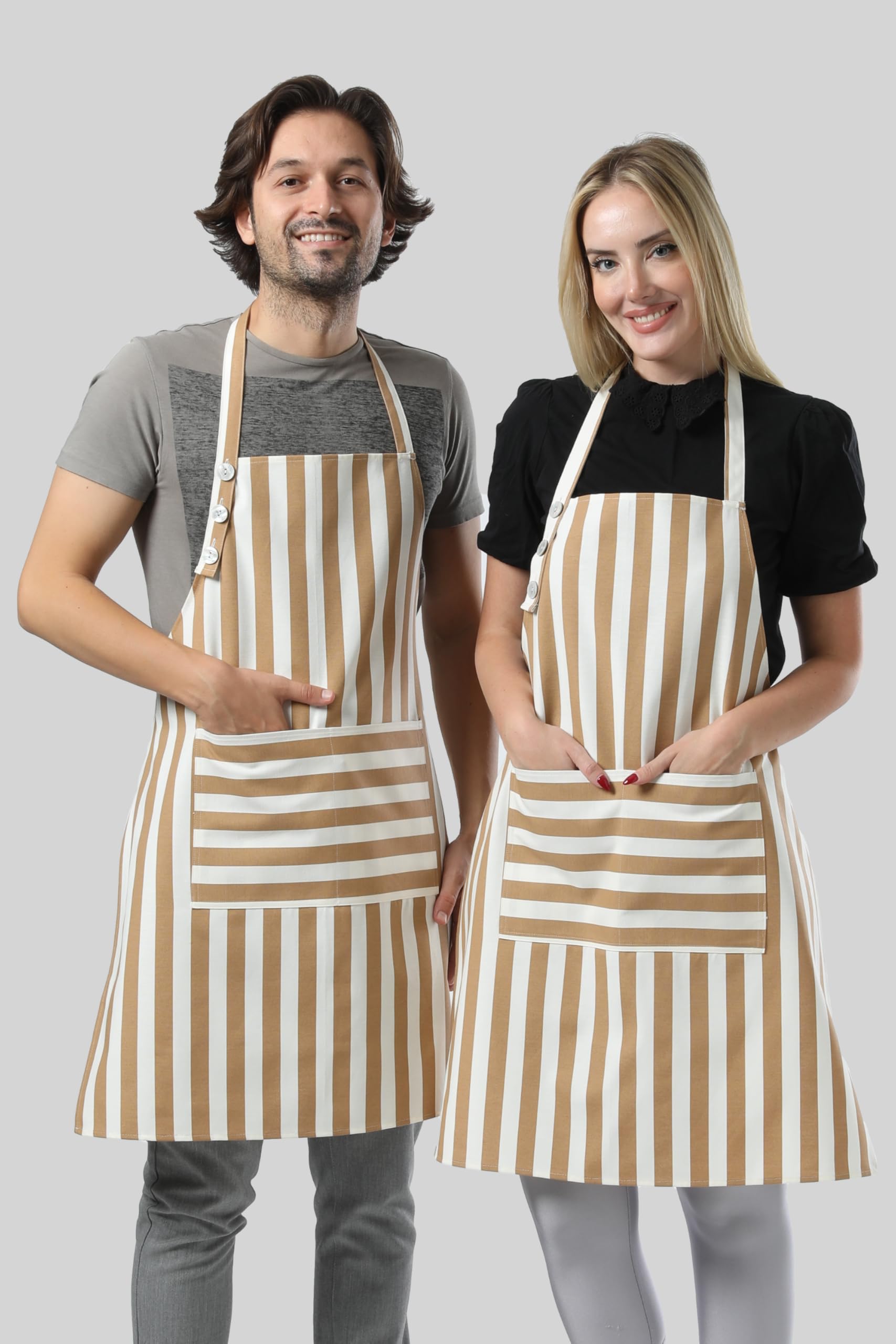 TOSHEX machine-washable apron maintains color and shape after washing.