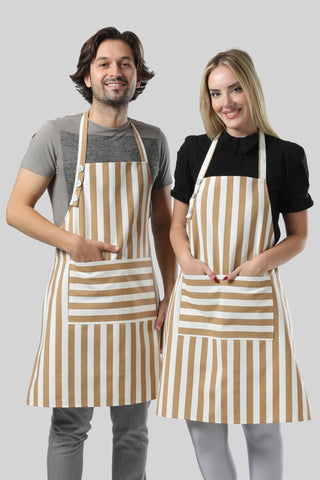 TOSHEX machine-washable apron maintains color and shape after washing.