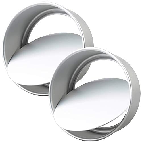 Tosnail 9-inch round pan inner diameter shown for precise batter.