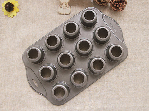 Tosnail mini cheesecake pan with 12 cavities delivers portions.