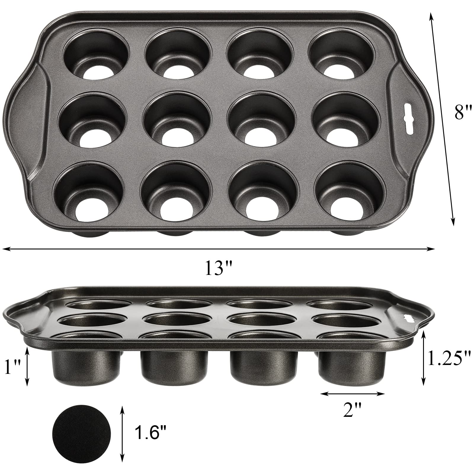 Tosnail mini cheesecake pan removable bottom disc close-up for easy release.