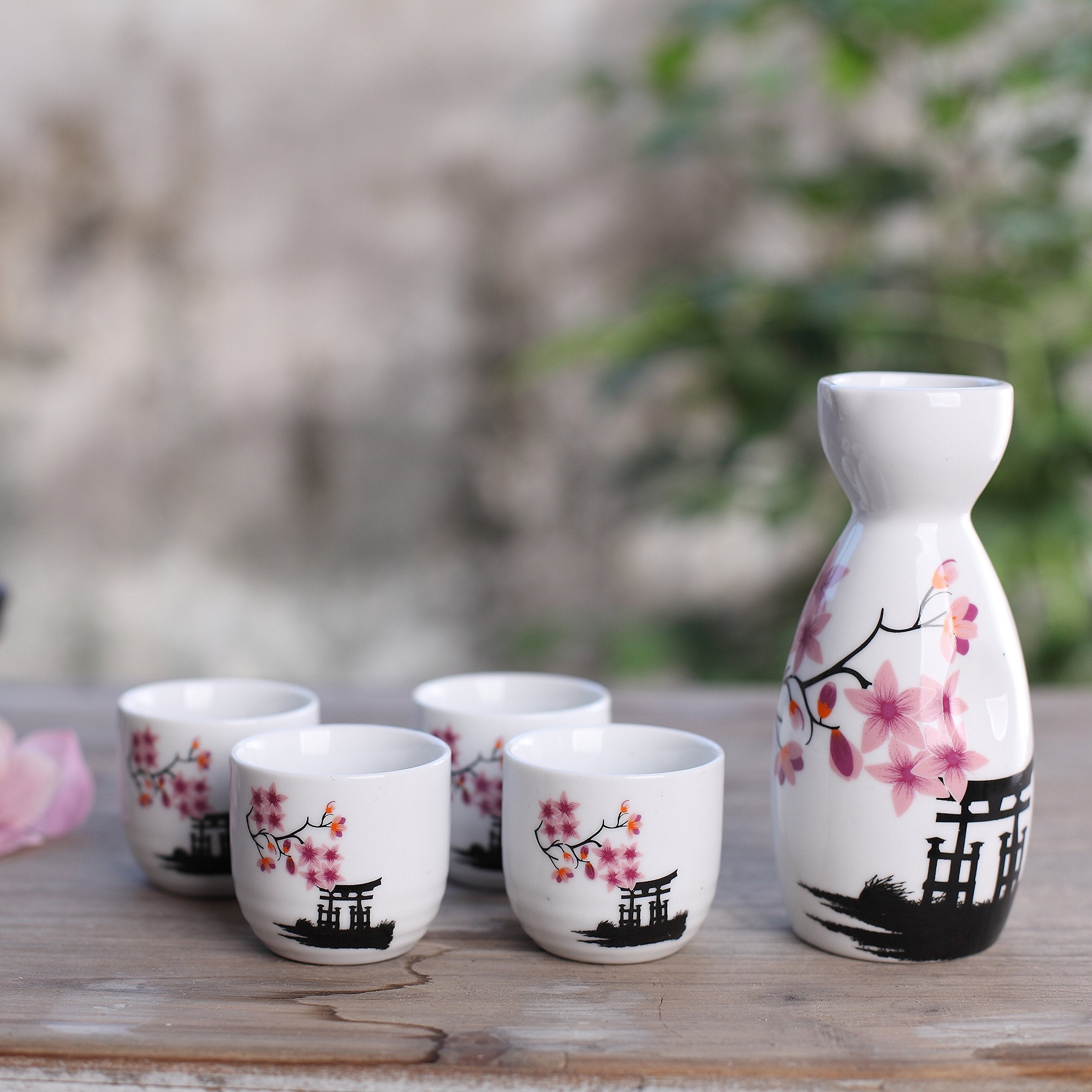 Tosnail sake set packaging box ready for gifting