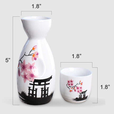 Tosnail pink Sakura gift box showcasing the elegant set