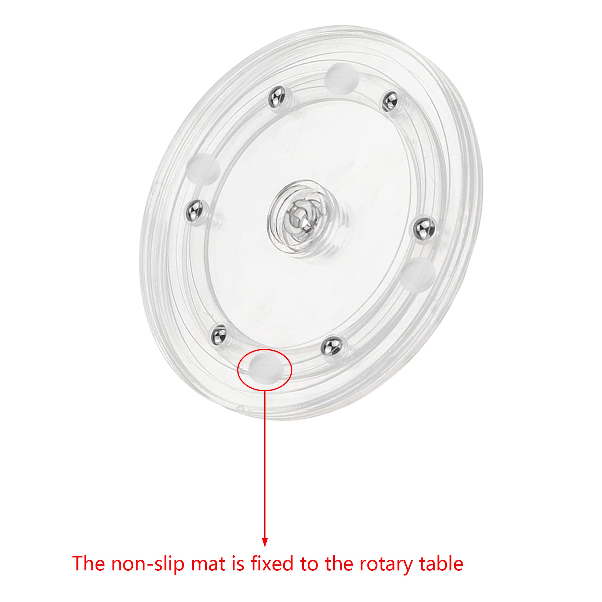 TOSPARTY rubber feet bumpers stabilize the kit for steady decorating
