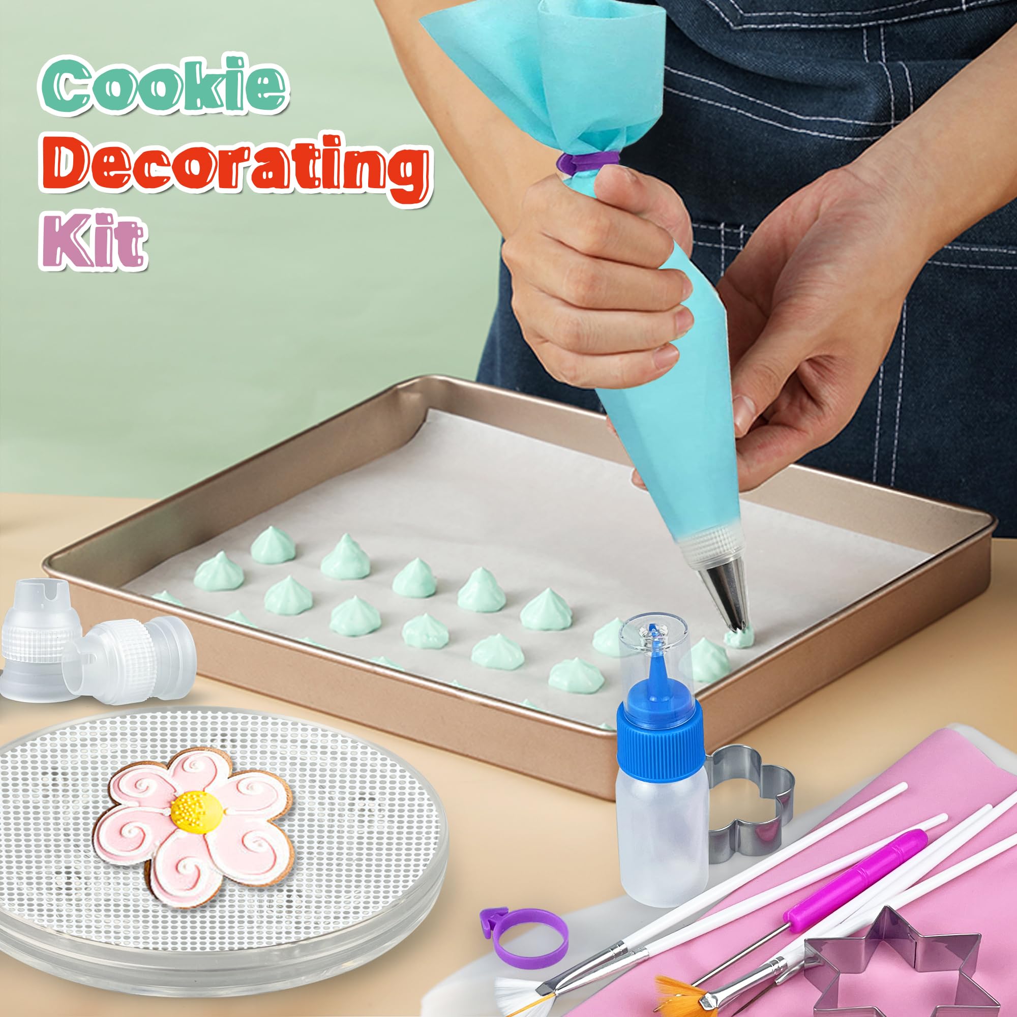 TOSPARTY non-slip silicone pads keep decorating area steady.