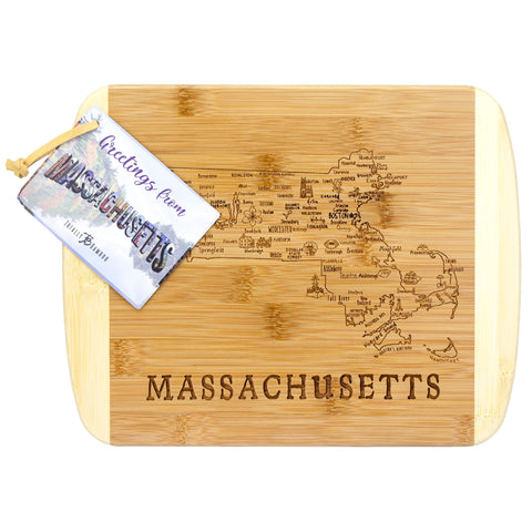 Totally Bamboo 11x8.75 inch board, a versatile Massachusetts keepsake.