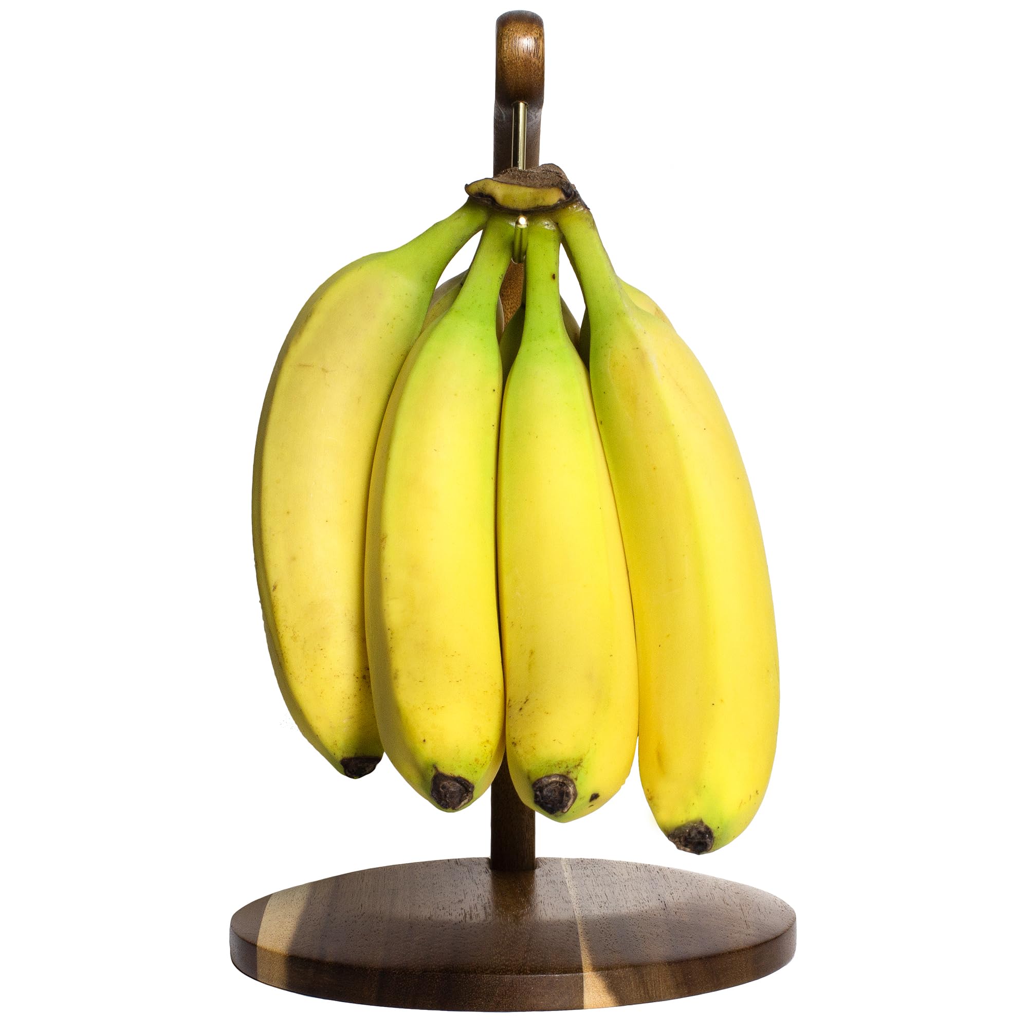 Totally Bamboo acacia wood holder blends natural texture with a strong hook.