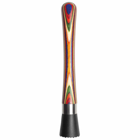Baltique Marrakesh muddler with colorful birch handle for vibrant cocktail prep.