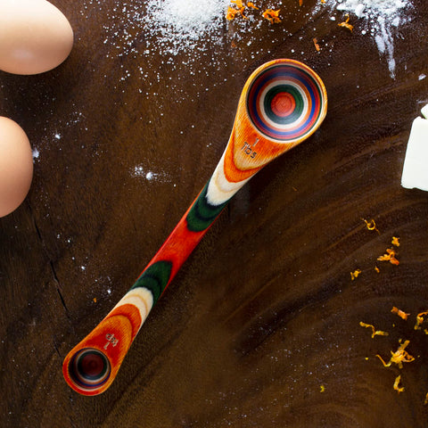 Totally Bamboo Baltique Marrakesh rainbow colors highlight quick, accurate measurements for recipes.