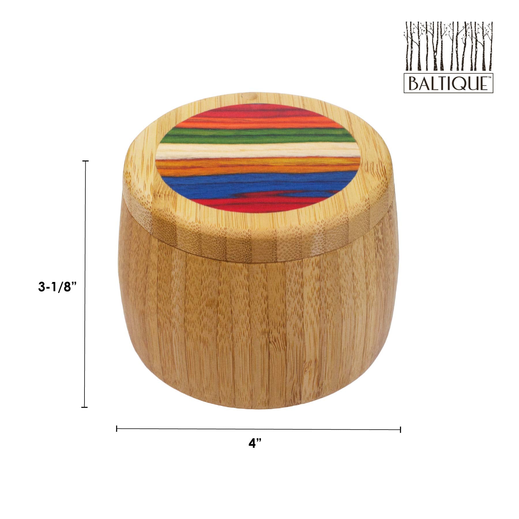 Totally Bamboo Baltique Marrakesh display on kitchen table with colors