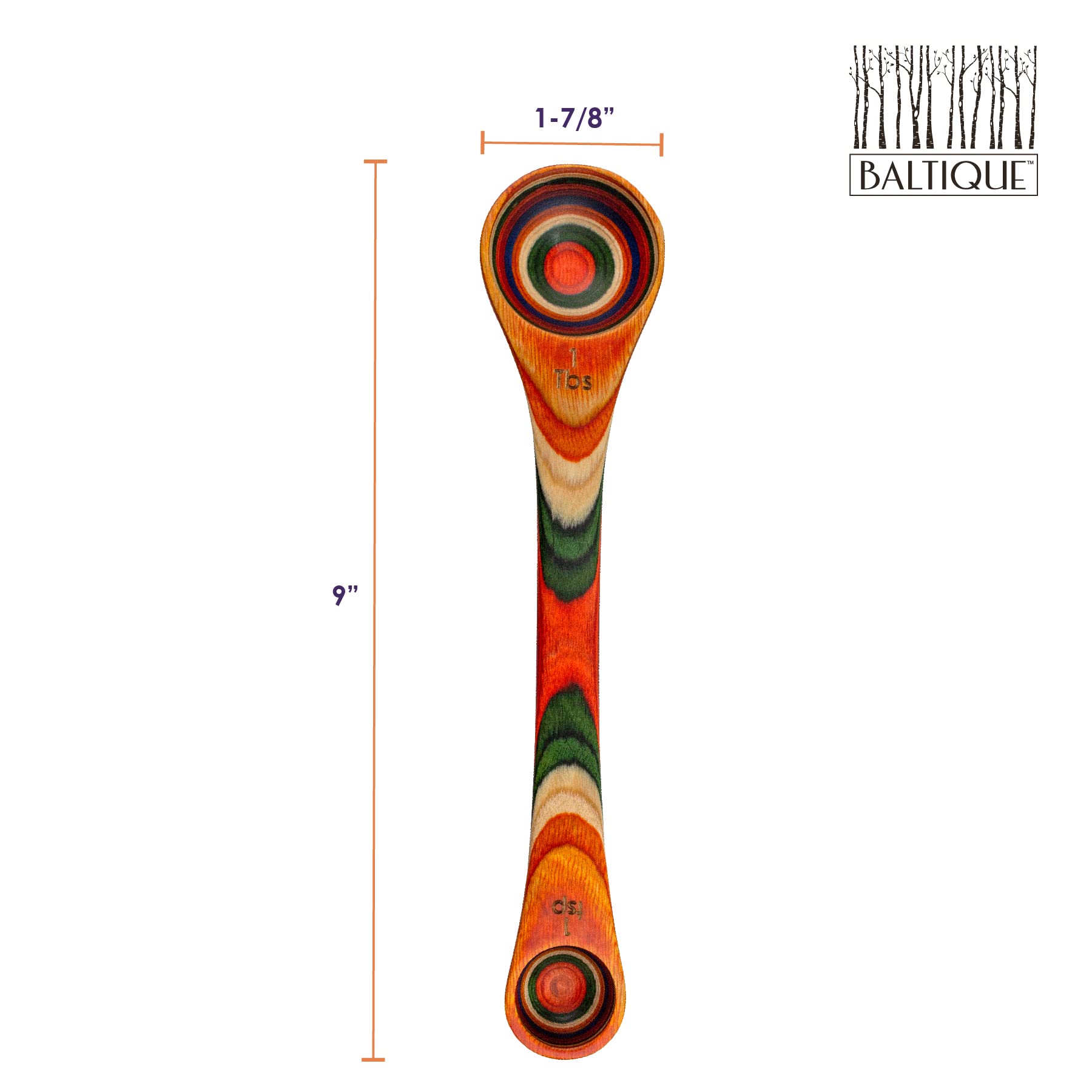Totally Bamboo Baltique Marrakesh handy for spices, coffee, or baking measurements.