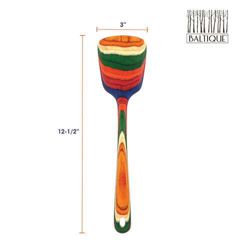 Totally Bamboo Baltique Marrakesh Spatula, nonstick-safe design protects coatings while flipping.