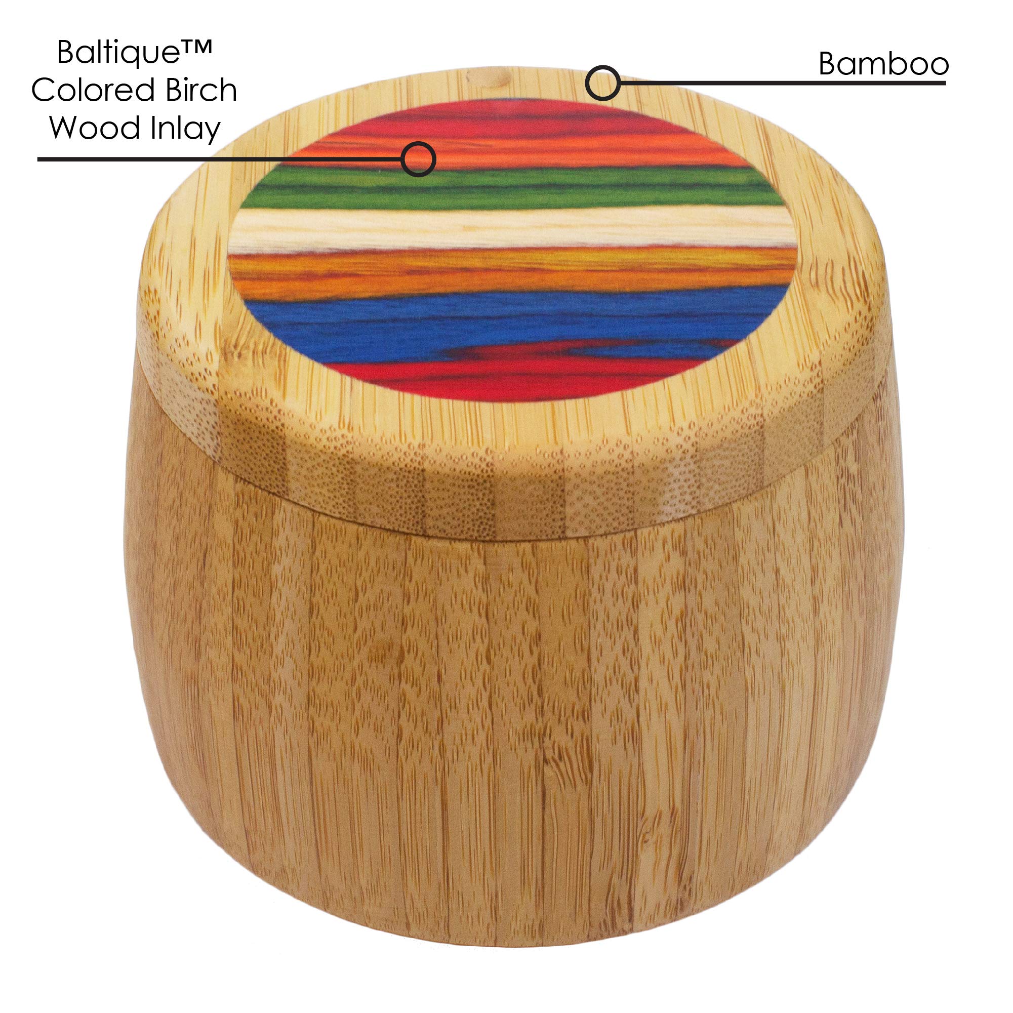 Totally Bamboo Baltique Marrakesh storage box used for office supplies