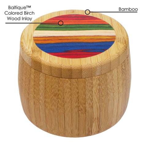 Totally Bamboo Baltique Marrakesh storage box used for office supplies