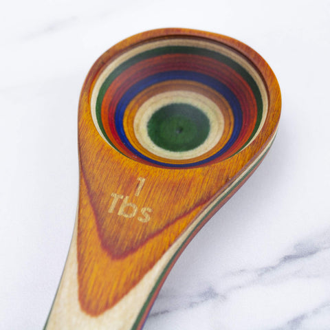 Baltique Marrakesh 2-in-1 spoon shows both tablespoon and teaspoon in one tool.