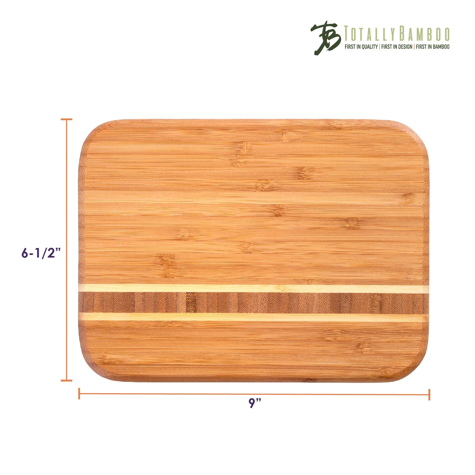 Totally Bamboo Barbados compact board ideal for garnishes and bar prep.