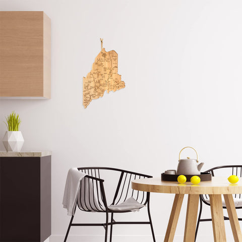 Totally Bamboo board with hang tie doubles as wall décor