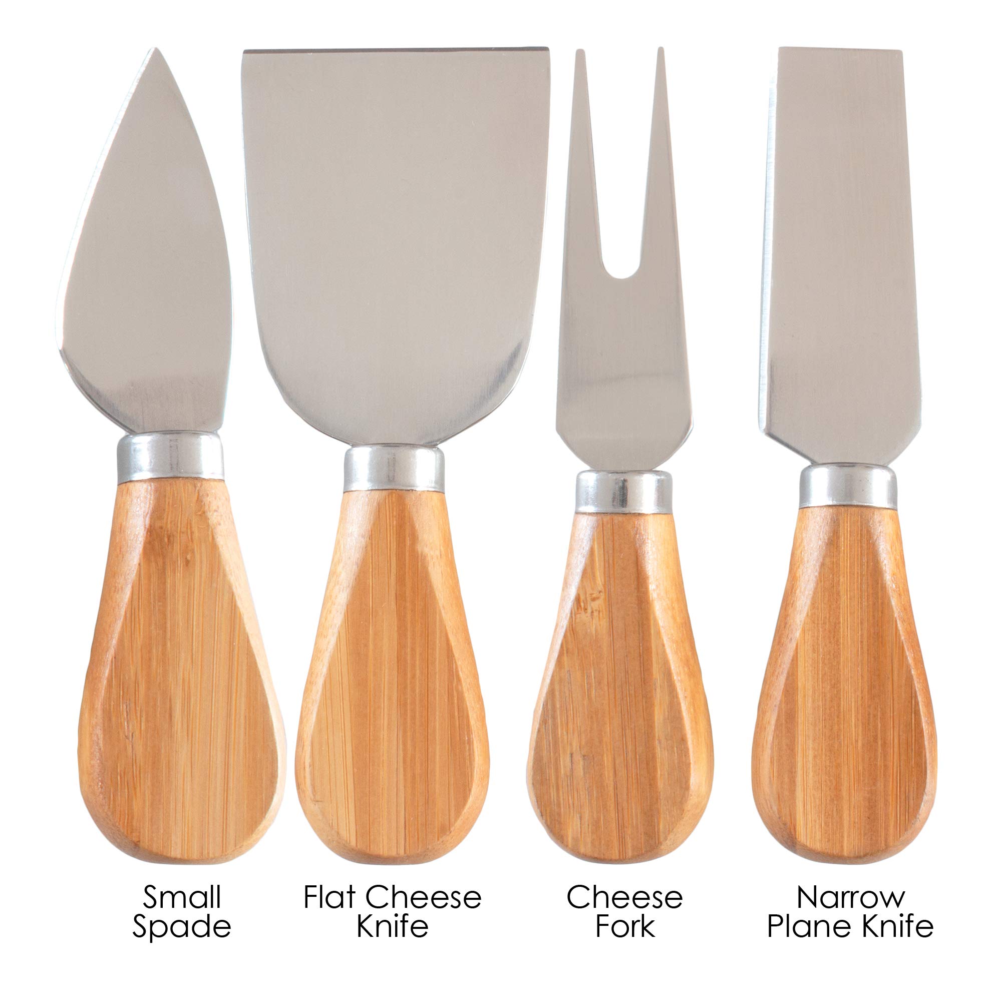Totally Bamboo cheese tool set small spade for breaking off chunks.