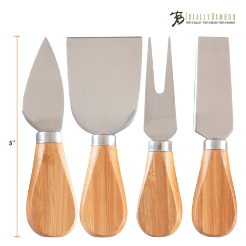 Totally Bamboo ergonomic handle design reduces fatigue during service.