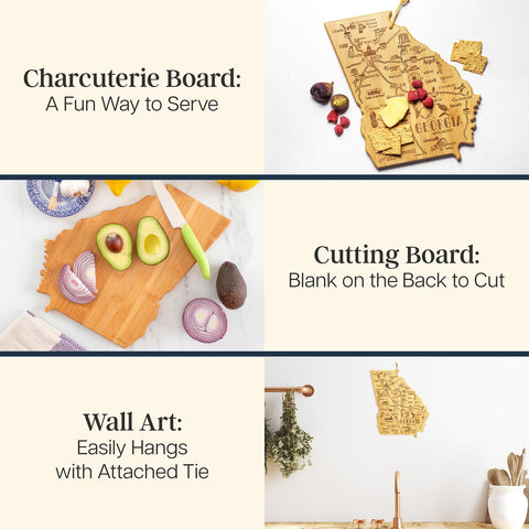 Totally Bamboo Georgia destination charcuterie board for elegant serving