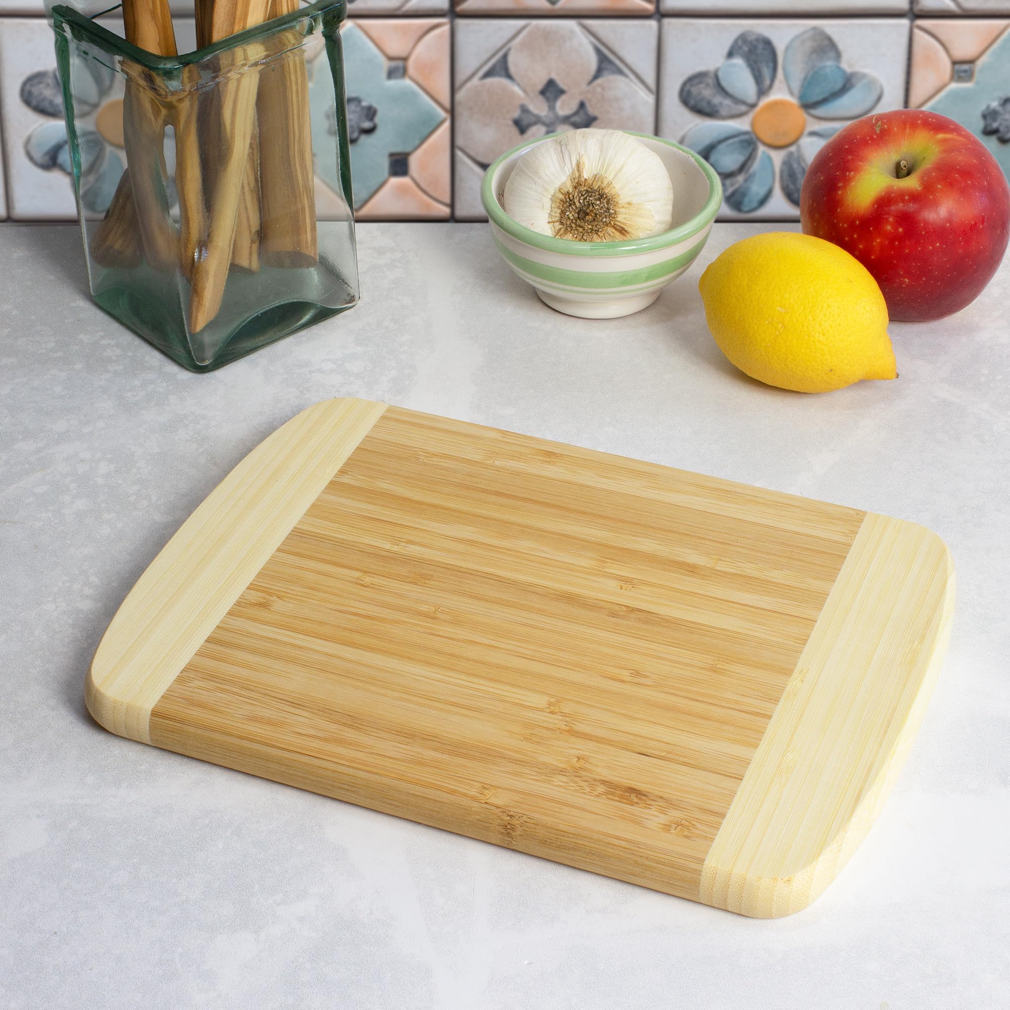 Totally Bamboo Hana durable Moso bamboo withstands daily chopping