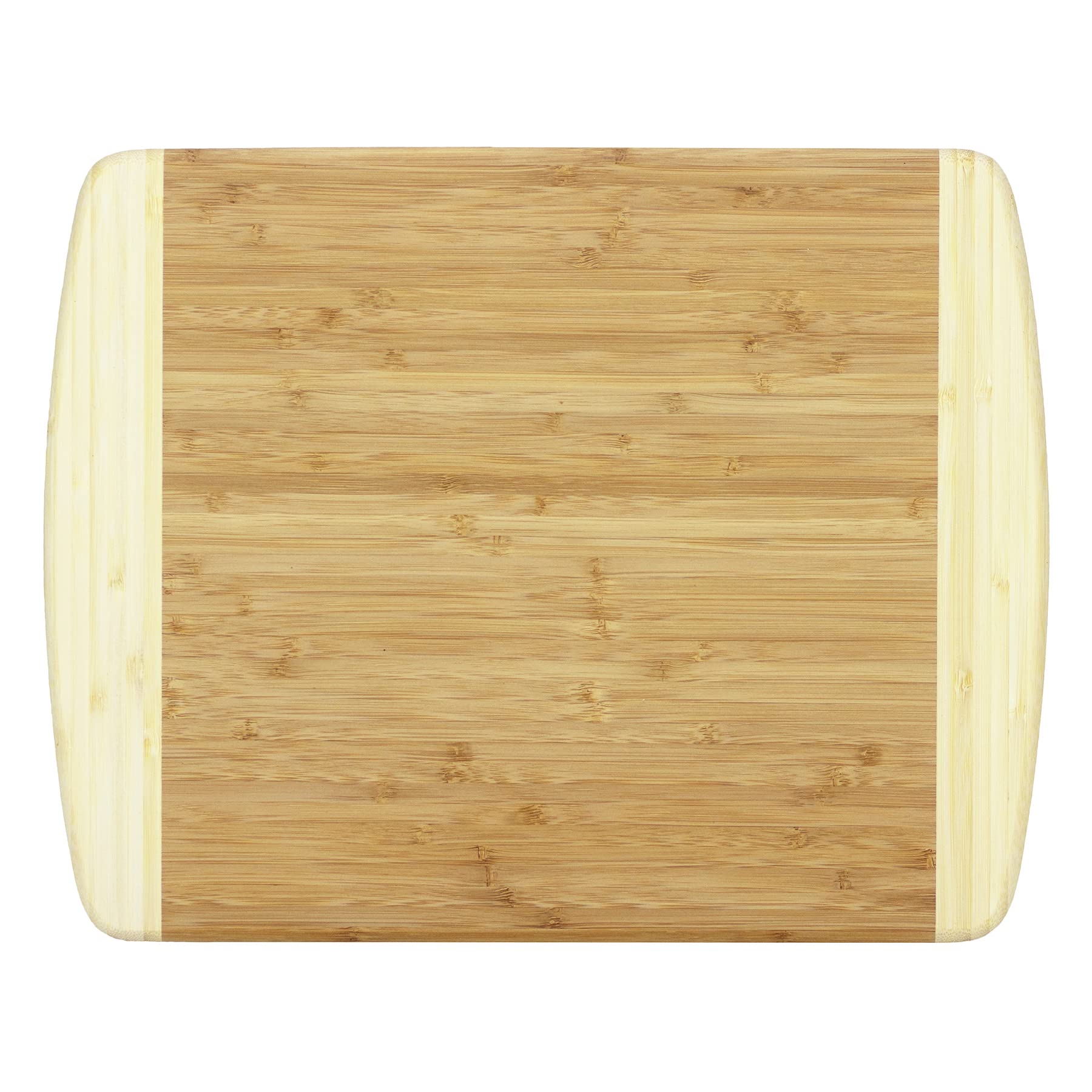 Totally Bamboo Kauai Cutting Board top view for versatile prep and serving.