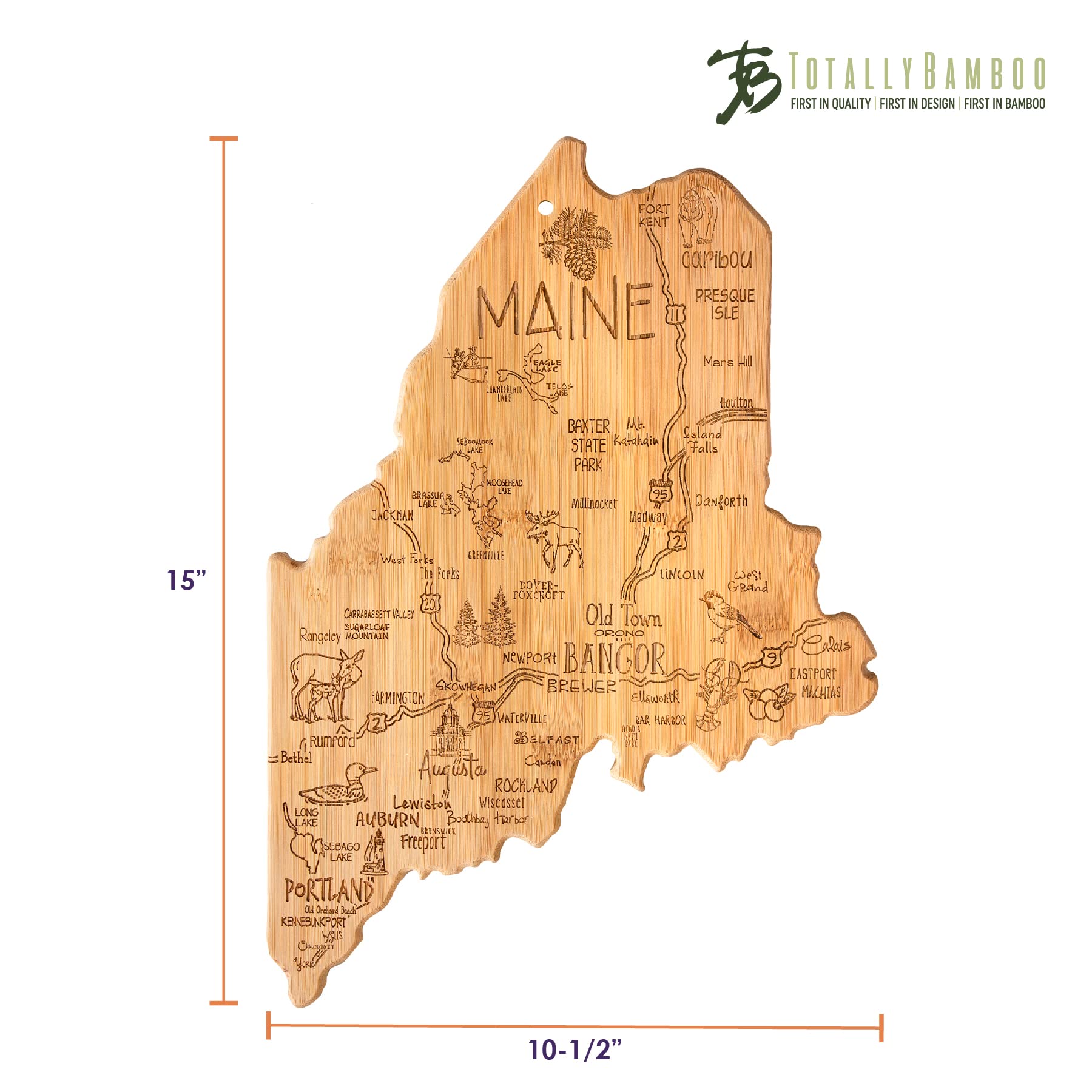 Totally Bamboo durable, sustainable Maine-inspired kitchen decor