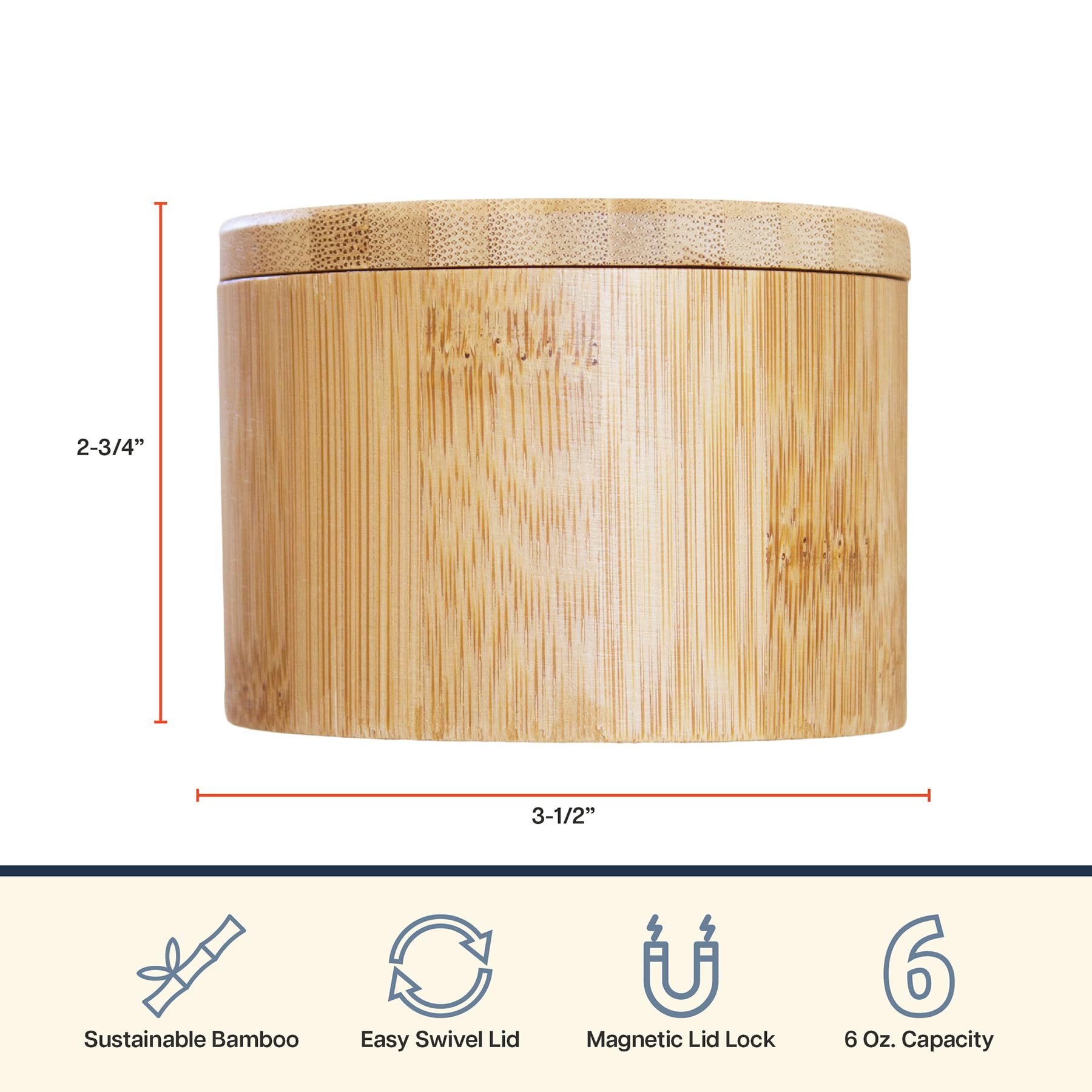 This 6 ounce capacity suits everyday cooking and hosting needs