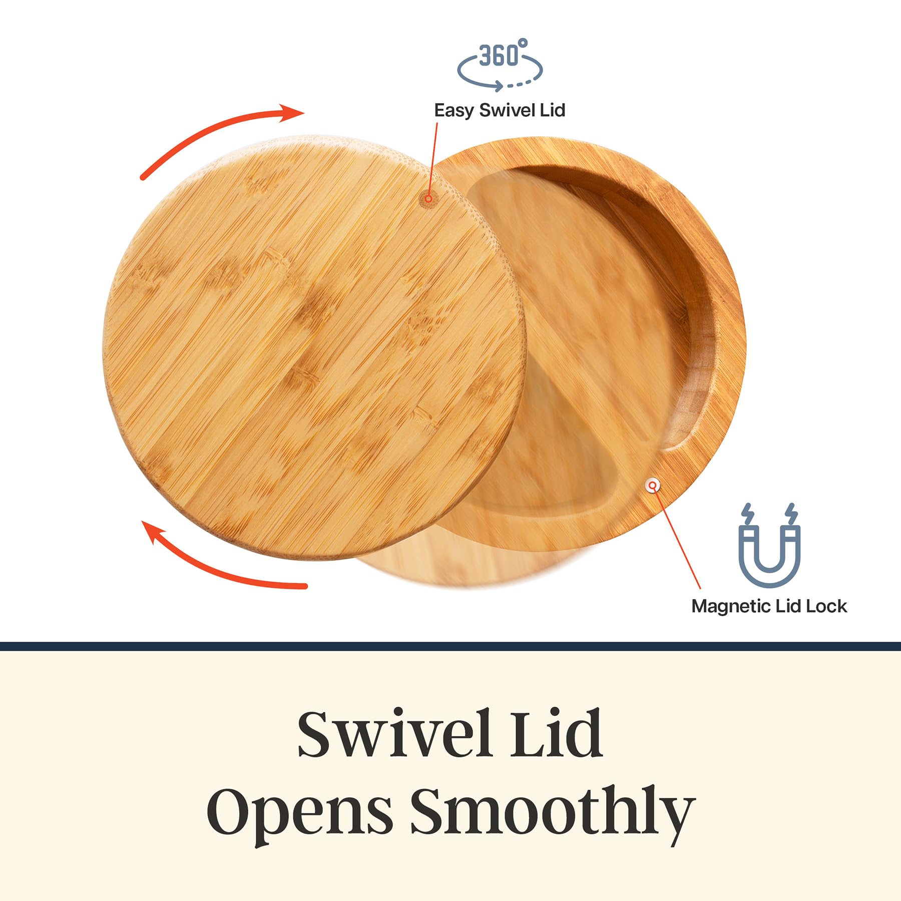 Ideal for salt and pepper or spice storage in any kitchen