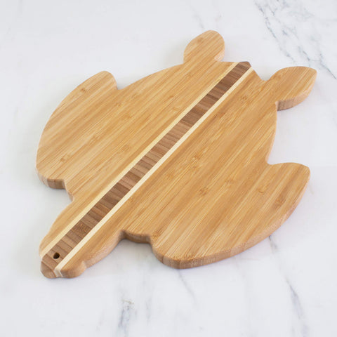 Totally Bamboo sea turtle with hanging hole for easy wall mounting