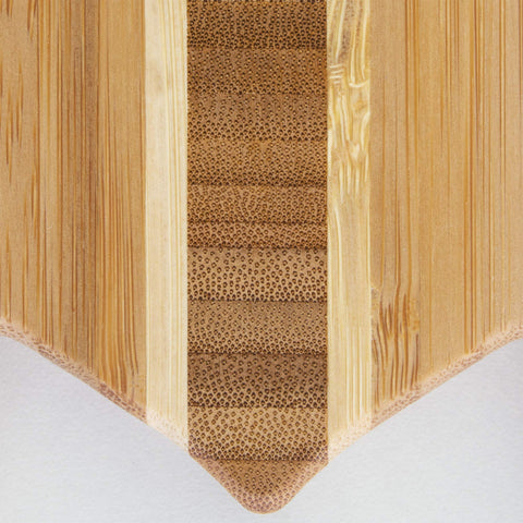 Totally Bamboo vertical grain bamboo closeup shows durable eco friendly material