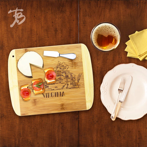 Totally Bamboo Virginia Beach sights board highlights coastal landmarks for gatherings
