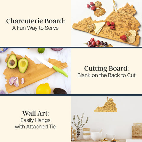Totally Bamboo Virginia-inspired wall display with hanging option.