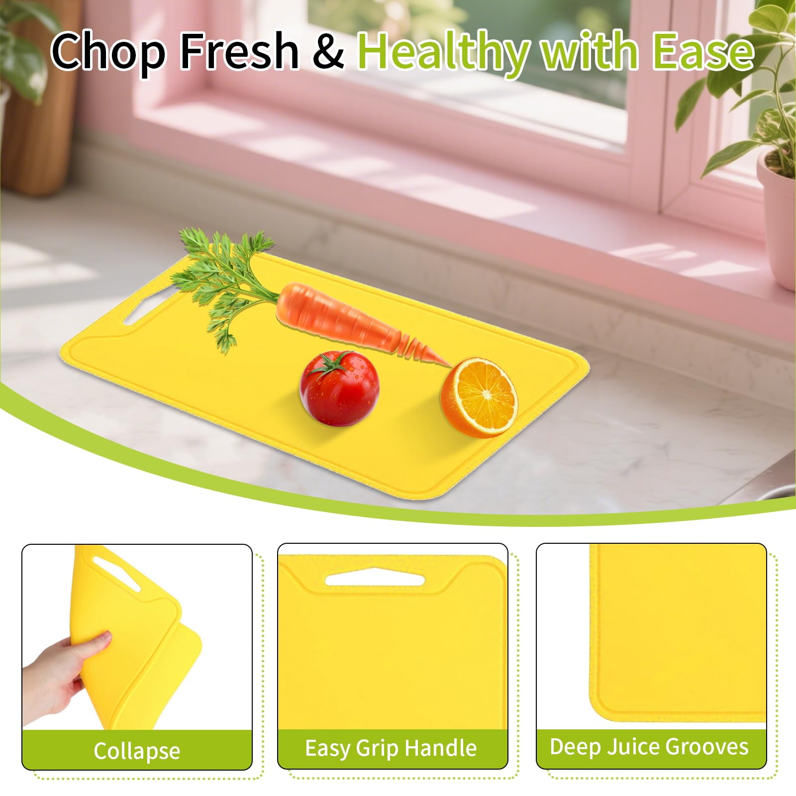 Totitom stain-odor-resistant board: stays fresh with repeated use.