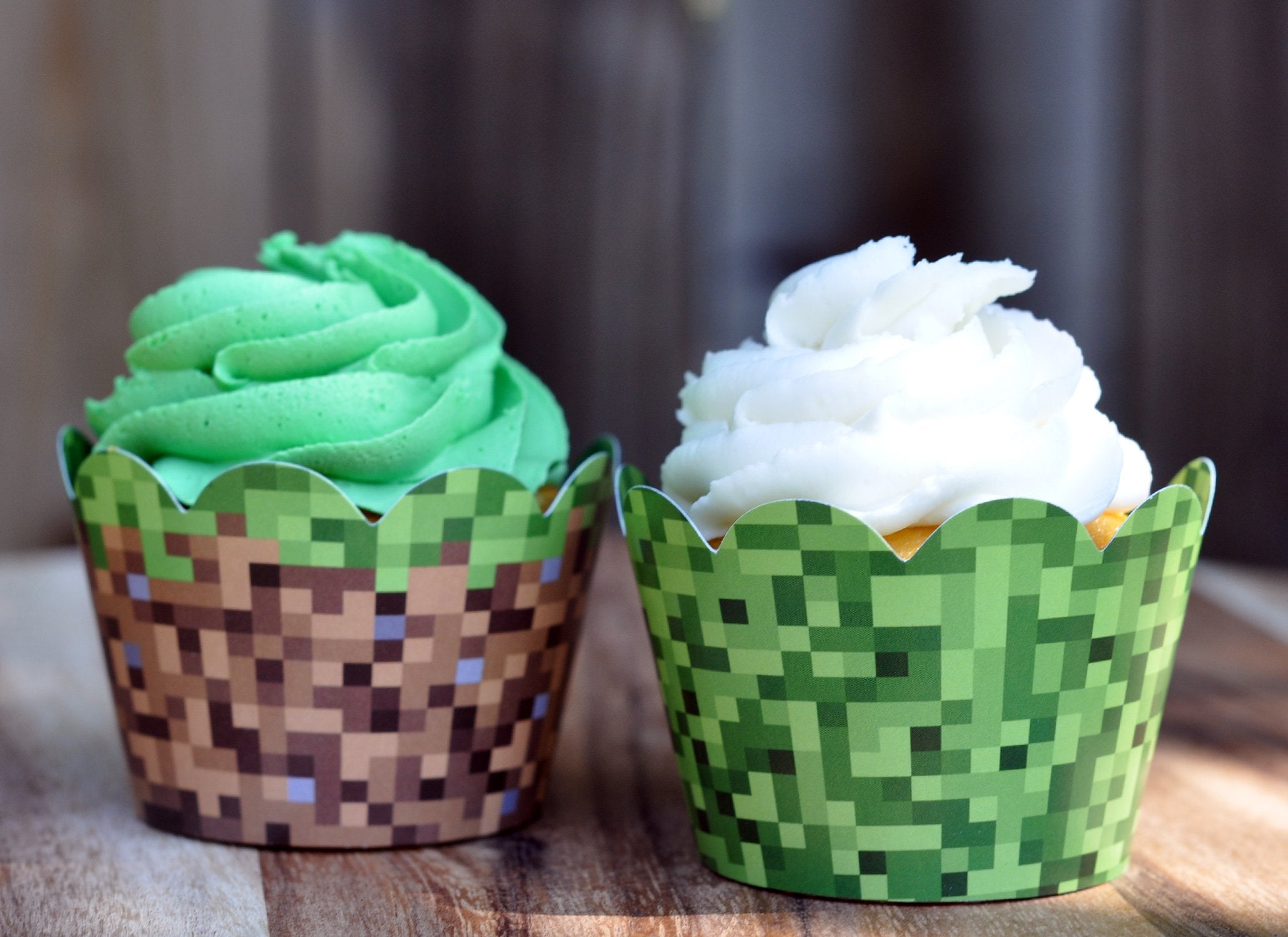 Toula Pixel Grass display elevates the dessert table at celebrations