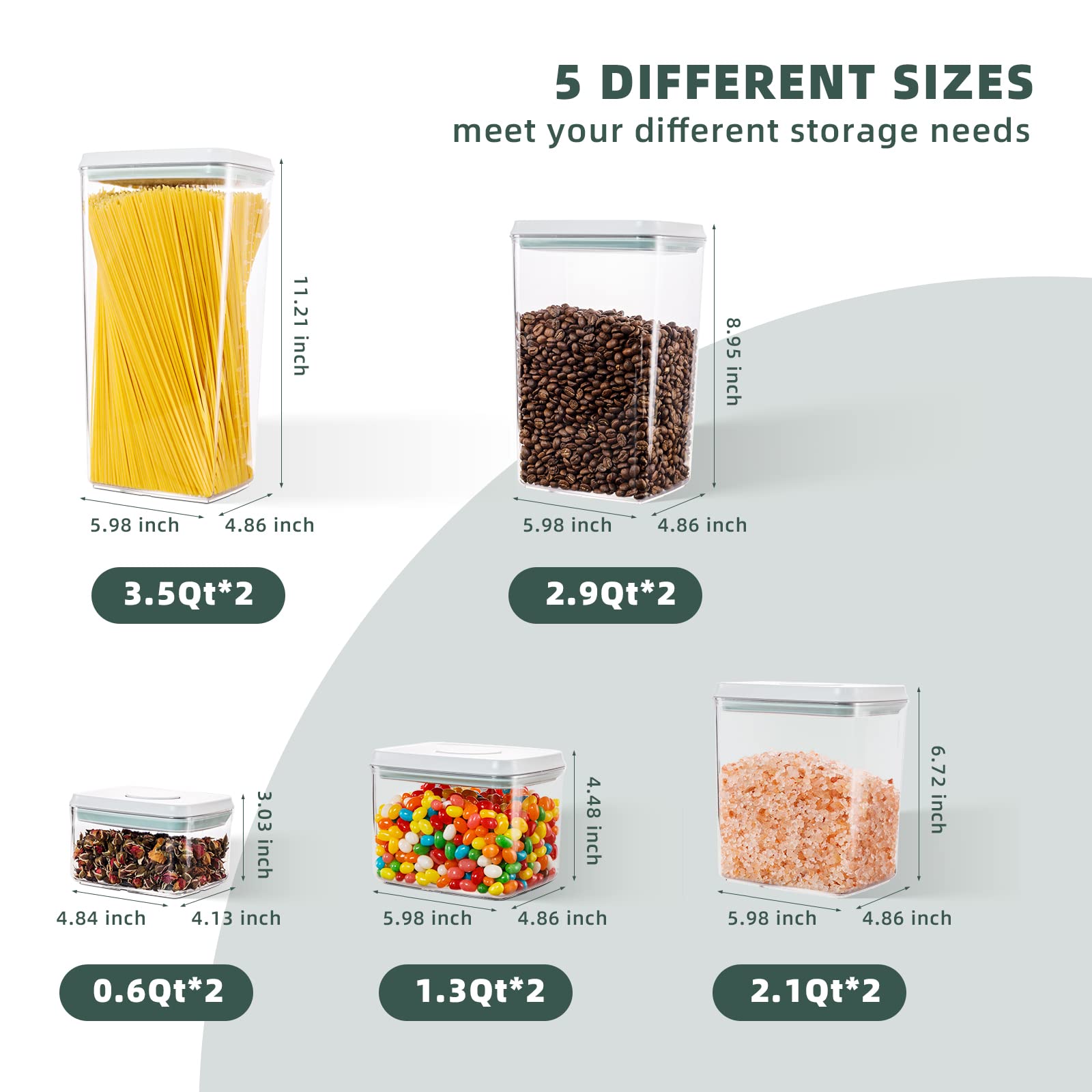 Tourdeus airtight pop container for snacks with leakproof seal